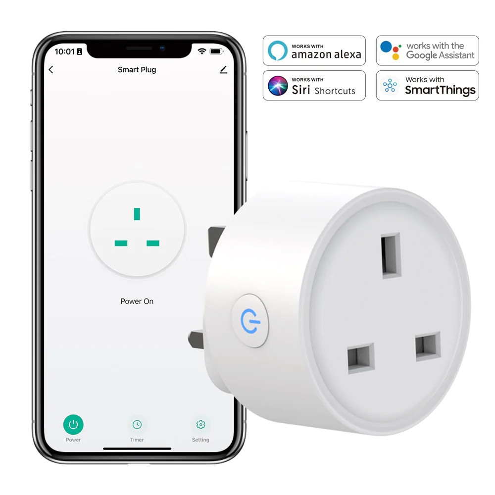 SmartWiFiSmartPlugwithPowerMonitoringandTimerFunctionPowerOutlet2